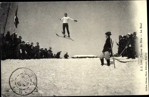 Ak Course de Skis, Le Saut, Skispringer, Wintersport