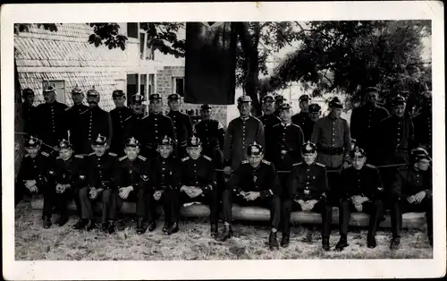 Ak Feuerwehr, Gruppenportrait