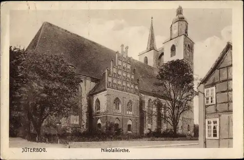 Ak Jüterbog in Brandenburg, Nikolaikirche