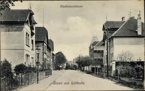 Ak Lübbecke in Westfalen, Blasheimerstraße