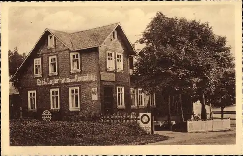 Ak Schmiedefeld am Rennsteig Suhl, Gasthaus zum Rennsteig