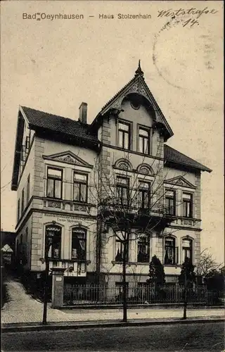 Ak Bad Oeynhausen in Westfalen, Haus Stolzenhain