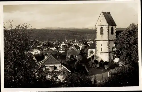 Ak Brombach Lörrach in Baden Württemberg, Blick auf den Ort, Kirche