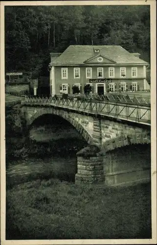 Ak Bad Karlshafen an der Weser, Gasthof zur Linde, Inh. Wwe. Schäfer