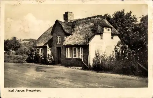 Ak Insel Amrum in Nordfriesland, Friesenhaus