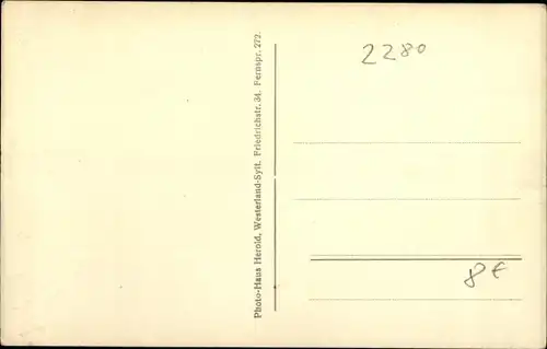 Ak Westerland auf Sylt, Promenade