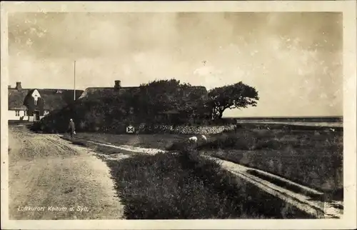 Ak Keitum auf Sylt, Ortseingang