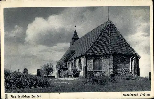 Ak Nordseebad Sankt Peter Ording, Kirche