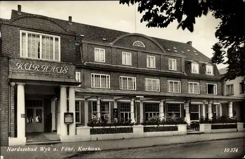 Ak Wyk auf Föhr Nordfriesland, Kurhaus