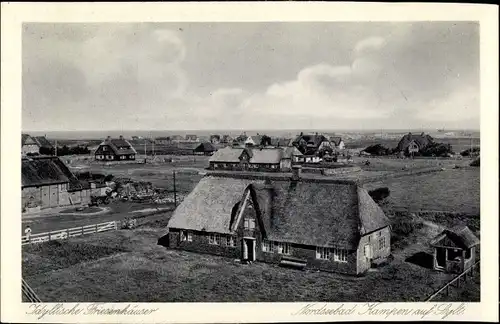 Ak Kampen auf Sylt, Friesenhäuser
