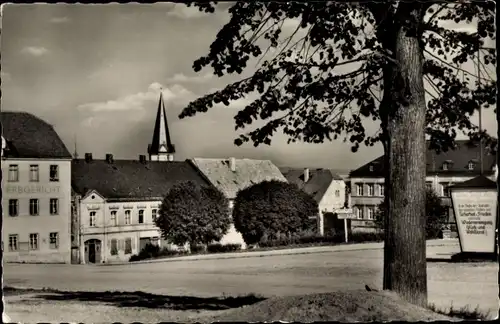 Ak Lengefeld im Erzgebirge, Marktplatz