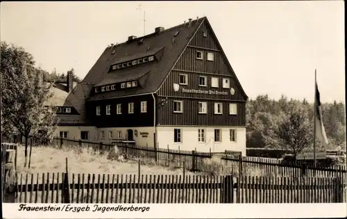 Ak Frauenstein im Erzgebirge, Jugendherberge