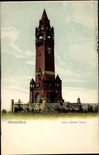Ak Berlin Wilmersdorf Grunewald, Kaiser-Wilhelm-Turm