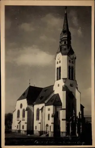 Ak Sehma Sehmatal im Erzgebirge, Pauluskirche