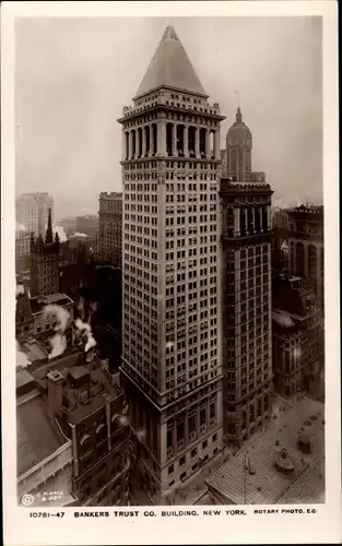 Ak New York City USA, Bankers Trust Co. Building