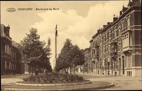 Ak Charleroi Wallonien Hennegau, Boulevard du Nord