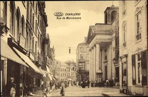 Ak Charleroi Wallonien Hennegau, Rue de Marchienne