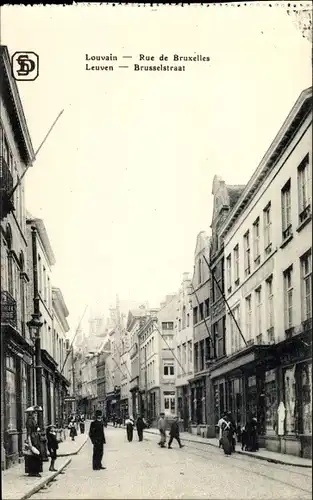 Ak Louvain Leuven Flämisch Brabant, Brusselstraat