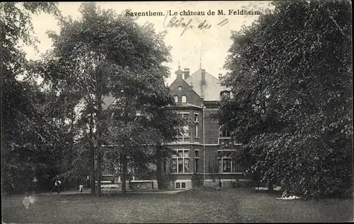 Ak Saventhem Zaventem Flandern Flämisch Brabant, Le Chateau de M. Feldheim