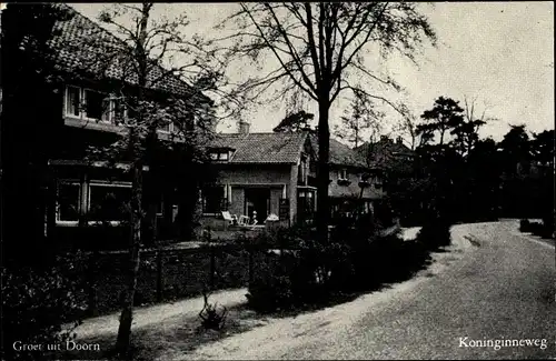 Ak Doorn Utrecht Niederlande, Koninginneweg