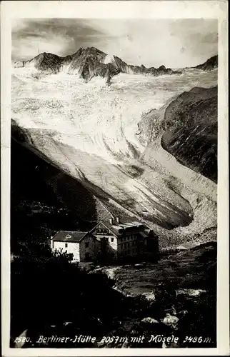 Ak Mayrhofen in Tirol, Berliner Hütte, Mösele