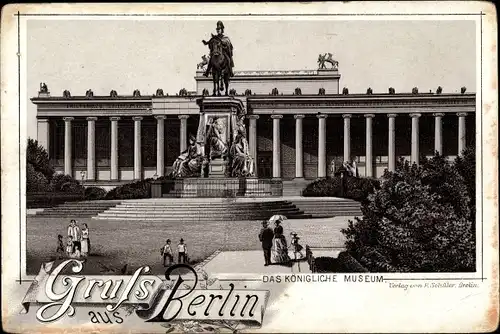 Litho  Berlin Mitte, Das Königliche Museum