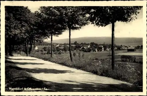 Ak Wernsdorf Pockau im Erzgebirge, Panorama