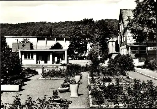 Ak Wendefurt Thale im Harz, HO Hotel Zur Bode, Talsperre