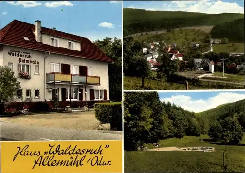 Ak Allemühl Schönbrunn in Baden, Haus Waldesruh