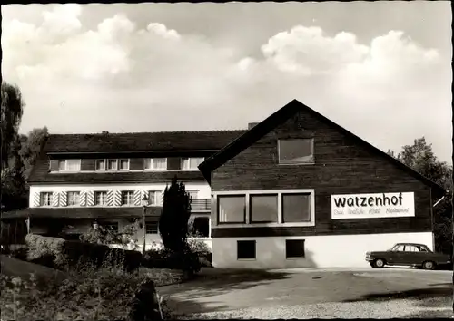 Ak Weinheim an der Bergstraße Baden, Fassade Restaurant Watzenhof