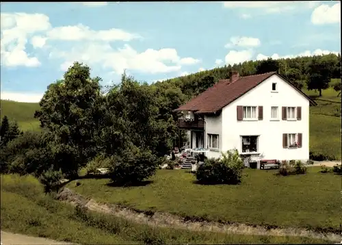 Ak Mülben Waldbrunn im Odenwald, Pension