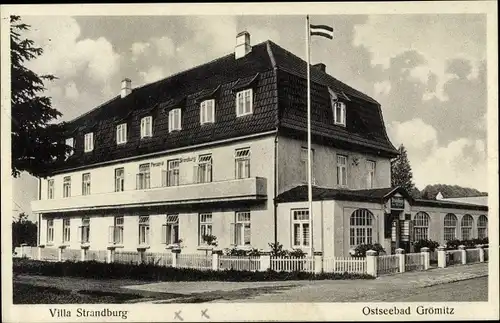 Ak Grömitz in Ostholstein, Villa Strandburg