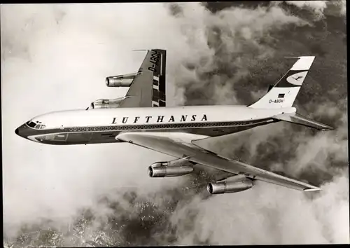 Ak Deutsches Passagierflugzeug, Lufthansa Boeing Jet 720 B