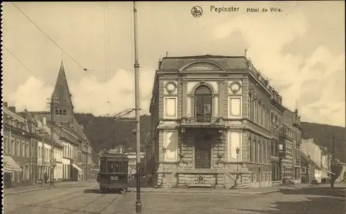 Ak Pepinster Wallonien Lüttich, Hotel de Ville