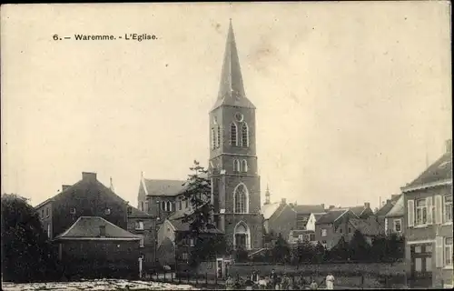 Ak Waremme Lüttich Wallonien, L'Eglise