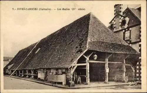 Ak Dives Cabourg Calvados, Les Halles