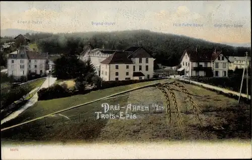 Ak Trois Épis Drei Ähren Elsass Haut Rhin, Grand Hotel, Villa Notre Dame, Hotel Notre Dame