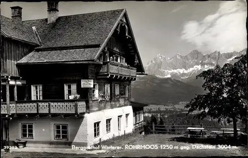 Ak Rohrmoos Steiermark, Berggasthof Winterer, Dachstein