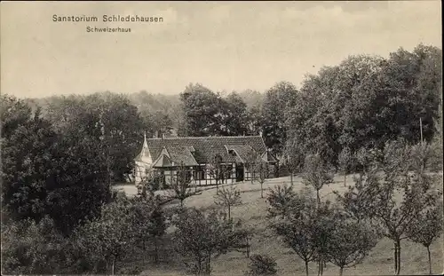 Ak Schledehausen Bissendorf in Niedersachsen, Schweizerhaus