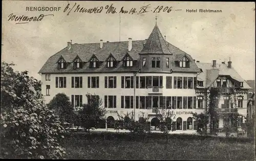 Ak Rengsdorf im Westerwald, Hotel Richtmann