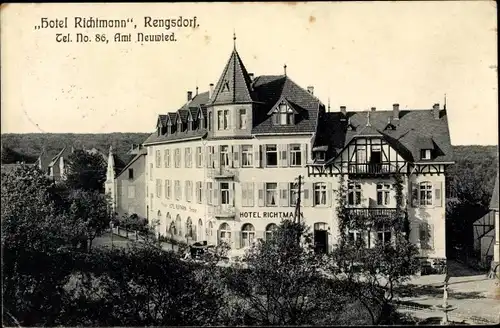 Ak Rengsdorf im Westerwald, Hotel Richtmann
