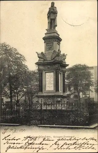 Ak Gelsenkirchen im Ruhrgebiet, Kriegerdenkmal