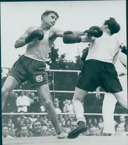 Foto Boxen, Schimanski gegen Hans Henning Claer, Berlin Neukölln