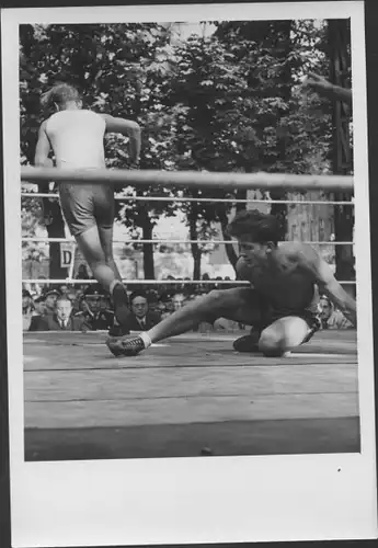 Foto Boxen, Henatsch gegen Smigowski, Ostzonen-Meisterschaft, Mittelgewicht, Berlin