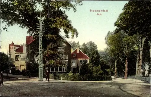 Ak Bloemendaal Nordholland Niederlande, Dorp