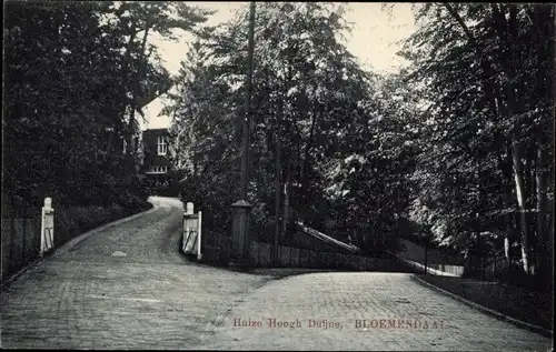 Ak Bloemendaal Nordholland Niederlande, Huize Hoogh Dujine