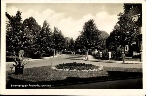 Ak Bloemendaal Nordholland Niederlande, Rustenburgerweg