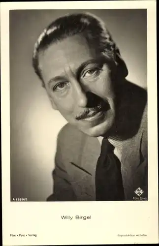 Ak Schauspieler Willy Birgel, Portrait