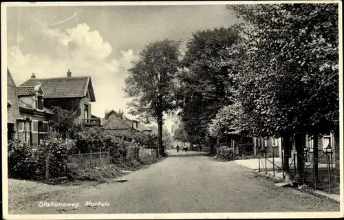 Ak Markelo Overijssel, Stationsweg