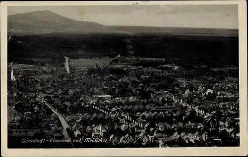 Ak Eberstadt Darmstadt in Hessen, Vogelschau